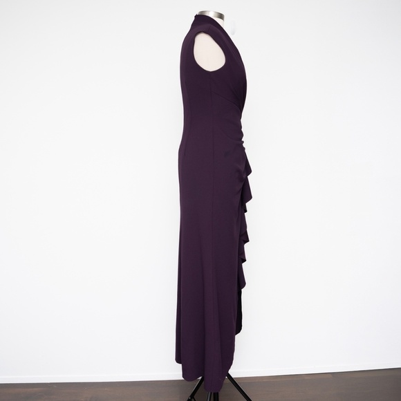 Betsy and Adam - Waterfall Ruffle Gathered Waist Gown - Picture 4 of 15